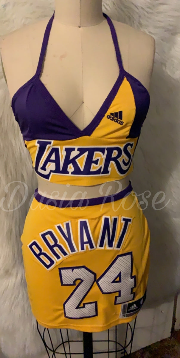 Lakers 2 pc jersey set, jersey dress, Kobe Bryant – Dasia Rose